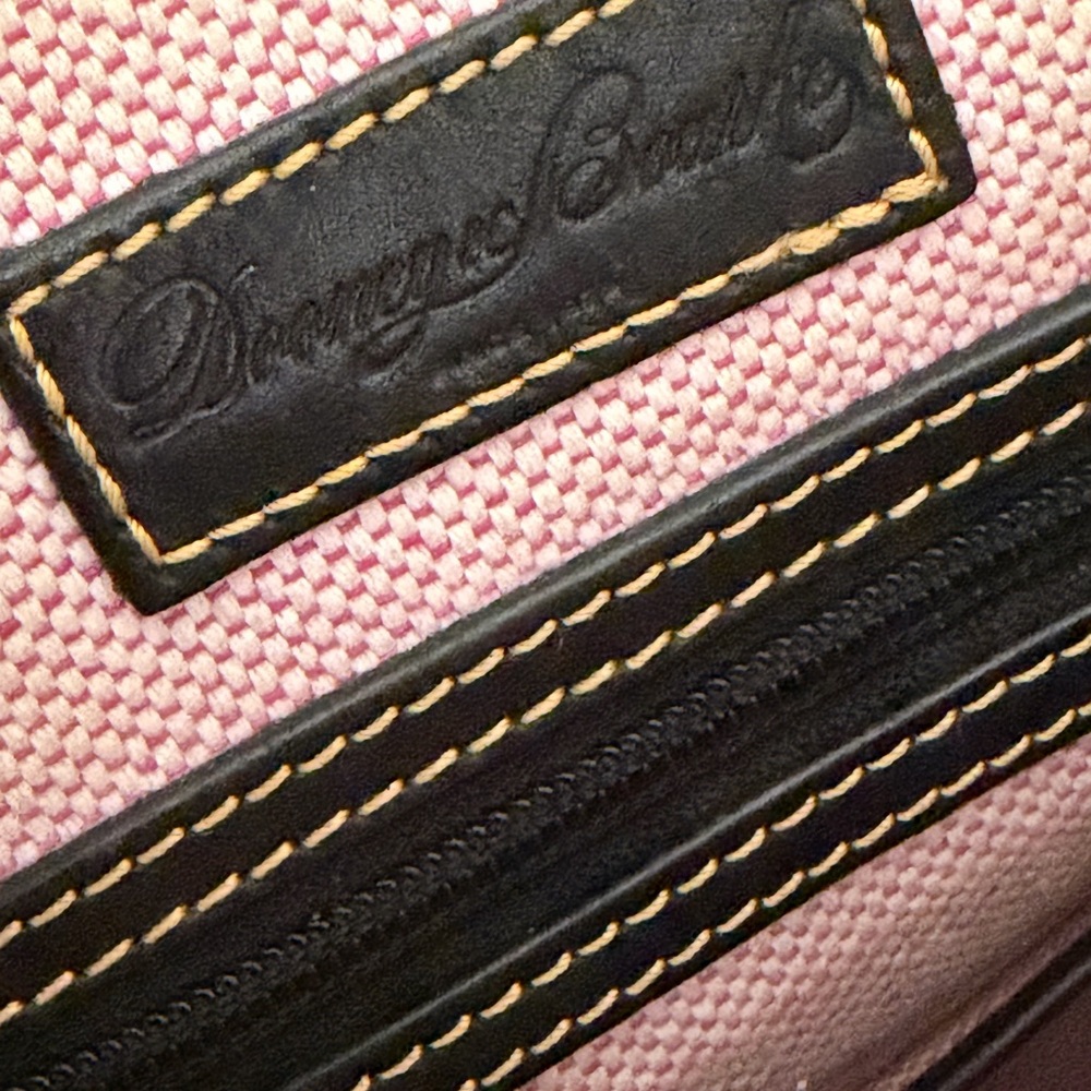 Dooney & Bourke Dillen Pebble Grain Double Pocket Satchel black - Picture 8 of 10